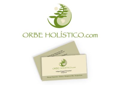 Papelería institucional Orbe Holístico